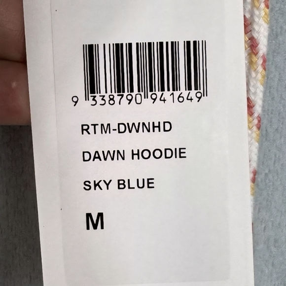 NWT Rhythm Sky Blue Dawn Hoodie - Picture 4 of 7